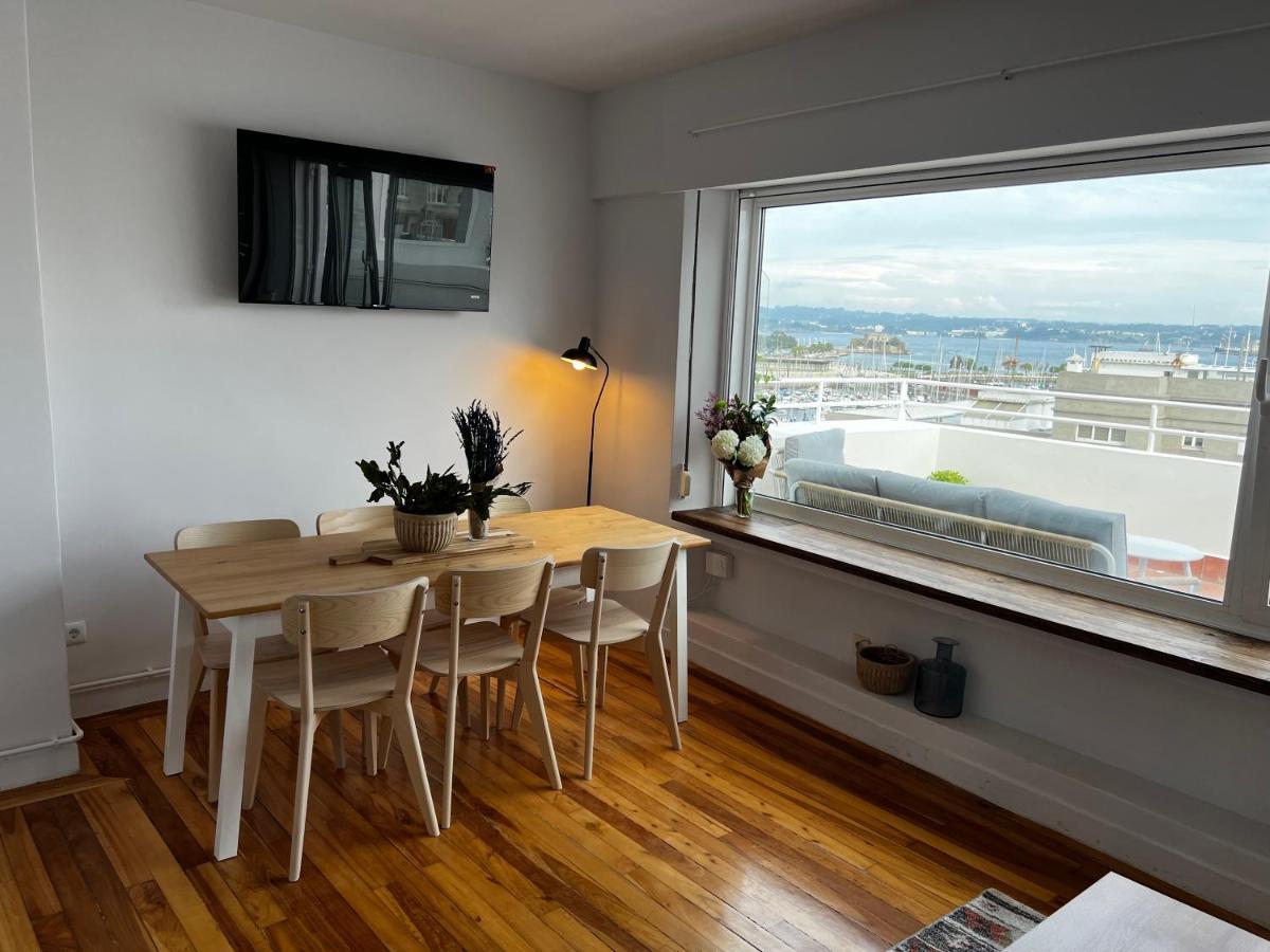 Atico Con Dos Terrazas E Increibles Vistas En Pleno Centro De La Coruña Eksteriør bilde